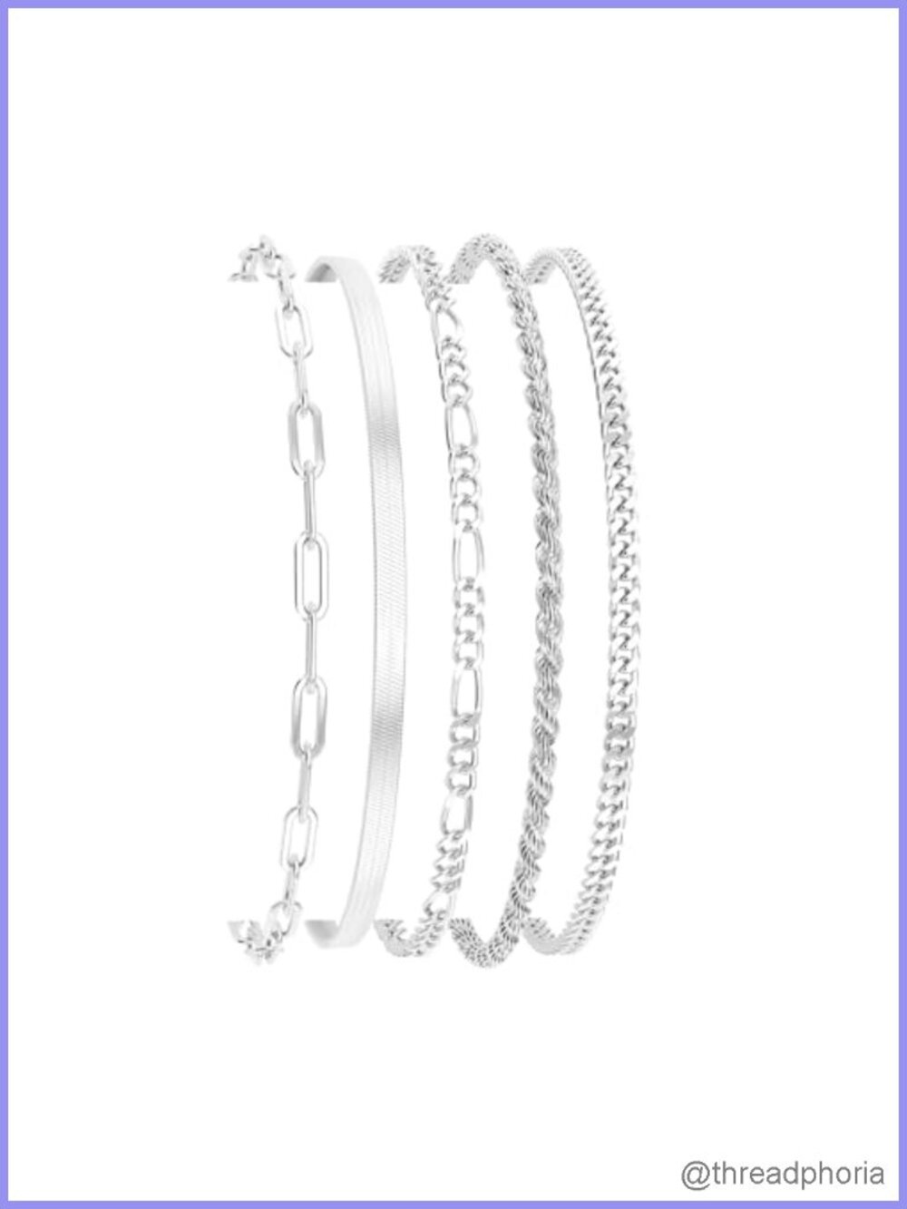Gold Plated Bracelets Set for Women Waterproof Layering